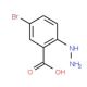 5-Bromo-2-hydrazinobenzoic acid (CAS 177192-82-4) - chemical structure image