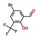 5-Bromo-2-hydroxy-3-(trifluoromethyl)benzaldehyde (CAS 251300-30-8) - chemical structure image