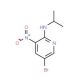 5-Bromo-2-isopropylamino-3-nitropyridine (CAS 954228-62-7) - chemical structure image