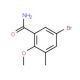 5-bromo-2-methoxy-3-methylbenzamide - chemical structure image