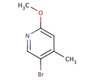 5-Bromo-2-methoxy-4-methylpyridine (CAS 164513-39-7) - chemical structure image