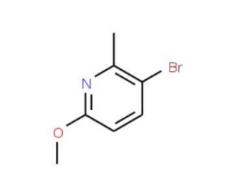 5-Bromo-2-methoxy-6-methyl pyridine (CAS 126717-59-7) - chemical structure image