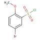 5-Bromo-2-methoxybenzenesulfonyl chloride (CAS 23095-05-8) - chemical structure image