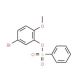 5-Bromo-2-methoxyphenyl benzenesulfonate (CAS 1150271-32-1) - chemical structure image