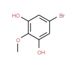 5-Bromo-2-methoxyresorcinol (CAS 133932-61-3) - chemical structure image