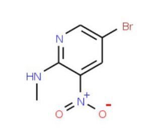 5-Bromo-2-methylamino-3-nitropyridine (CAS 70232-59-6) - chemical structure image