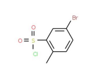 5-bromo-2-methylbenzenesulfonyl chloride (CAS 69321-56-8) - chemical structure image