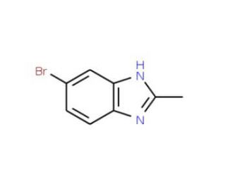 5-Bromo-2-methylbenzoimidazole (CAS 1964-77-8) - chemical structure image