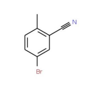 5-Bromo-2-methylbenzonitrile (CAS 156001-51-3) - chemical structure image