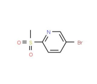 5-Bromo-2-(methylsulfonyl)pyridine (CAS 98626-95-0) - chemical structure image