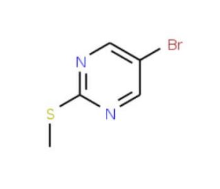 5-Bromo-2-(methylthio)pyrimidine (CAS 14001-67-3) - chemical structure image