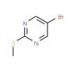 5-Bromo-2-(methylthio)pyrimidine (CAS 14001-67-3) - chemical structure image