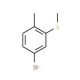5-Bromo-2-methylthioanisole (CAS 142994-01-2) - chemical structure image