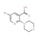 5-Bromo-2-morpholinonicotinic acid - chemical structure image
