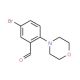 5-Bromo-2-(N-morpholino)-benzaldehyde (CAS 742099-65-6) - chemical structure image