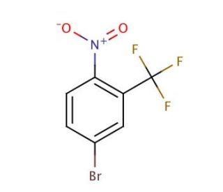 5-Bromo-2-nitrobenzotrifluoride (CAS 344-38-7) - chemical structure image
