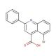 5-bromo-2-phenylquinoline-4-carboxylic acid - chemical structure image