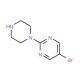 5-Bromo-2-(piperazin-1-yl)pyrimidine (CAS 99931-82-5) - chemical structure image