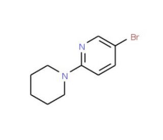 5-Bromo-2-(piperidin-1-yl)pyridine (CAS 24255-95-6) - chemical structure image