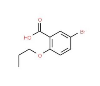 5-Bromo-2-propoxybenzoic acid (CAS 60783-91-7) - chemical structure image