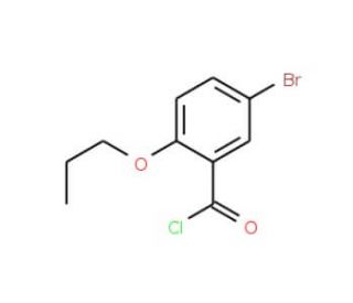 5-bromo-2-propoxybenzoyl chloride - chemical structure image
