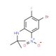 5-Bromo-2-(t-butylamino)-4-fluoro-1-nitrobenzene (CAS 1150114-26-3) - chemical structure image