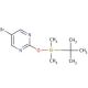 5-Bromo-2-(tert-butyldimethylsiloxy)pyrimidine (CAS 121519-00-4) - chemical structure image