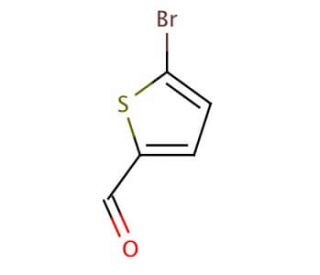 5-Bromo-2-thiophenecarboxaldehyde (CAS 4701-17-1) - chemical structure image