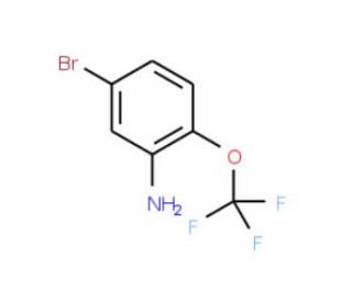 5-Bromo-2-(trifluoromethoxy)aniline (CAS 886762-08-9) - chemical structure image
