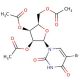 5-Bromo-2′,3′,5′-tri-O-acetyluridine (CAS 105659-32-3) - chemical structure image