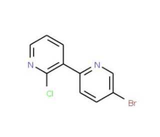 5-Bromo-2&prime;-chloro-2,3&prime;-bipyridine (CAS 942205-99-4) - chemical structure image