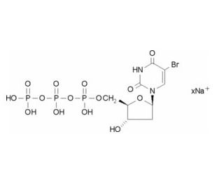 5-Bromo-2&prime;-deoxyuridine 5&prime;-triphosphate sodium salt (CAS 102212-99-7) - chemical structure image