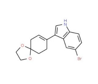 5-Bromo-3-(1,4-dioxaspiro[4.5]dec-7-en-8-yl)-1H-indole - chemical structure image