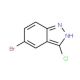 5-Bromo-3-chloro-1H-indazole (CAS 36760-19-7) - chemical structure image