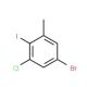 5-Bromo-3-chloro-2-iodotoluene - chemical structure image