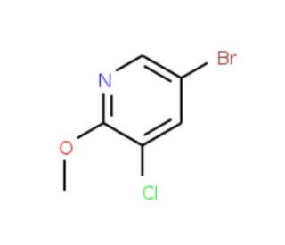 5-Bromo-3-chloro-2-methoxypyridine (CAS 848366-28-9) - chemical structure image