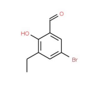 5-Bromo-3-ethylsalicylaldehyde (CAS 57704-12-8) - chemical structure image
