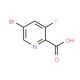 5-Bromo-3-fluoro-2-pyridinecarboxylic acid (CAS 669066-91-5) - chemical structure image