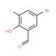 5-Bromo-3-fluorosalicylaldehyde (CAS 251300-28-4) - chemical structure image