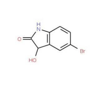 5-Bromo-3-hydroxy-2-indolinone (CAS 99304-37-7) - chemical structure image