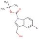 5-Bromo-3-(hydroxymethyl)indole, N-BOC protected - chemical structure image