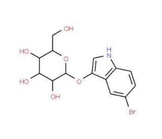 5-Bromo-3-indolyl alpha-D-mannopyranoside - chemical structure image
