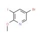 5-Bromo-3-iodo-2-methoxypyridine (CAS 578007-66-6) - chemical structure image