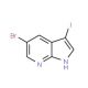 5-Bromo-3-iodo-7-azaindole (CAS 757978-18-0) - chemical structure image
