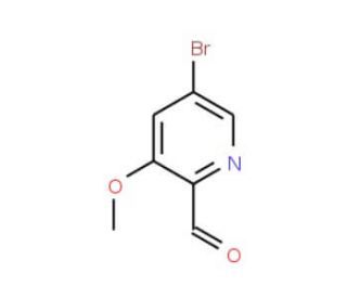 5-Bromo-3-methoxypicolinaldehyde (CAS 1087659-24-2) - chemical structure image