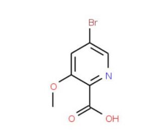 5-Bromo-3-methoxypicolinic acid (CAS 1142191-66-9) - chemical structure image