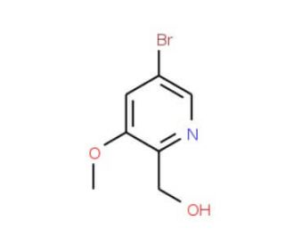 (5-Bromo-3-methoxypyridin-2-yl)methanol (CAS 1087659-32-2) - chemical structure image