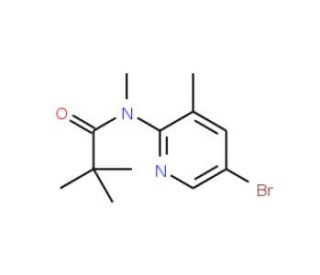 5-Bromo-3-methyl-2-(N,2,2,2-tetramethylacetamido)pyridine (CAS 245765-92-8) - chemical structure image