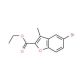 5-Bromo-3-methyl-benzofuran-2-carboxylic acid ethyl ester - chemical structure image