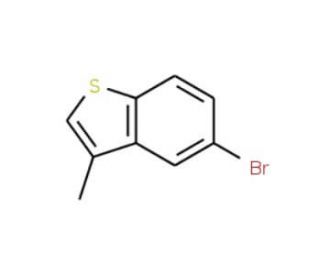 5-Bromo-3-methylbenzo[b]thiophene (CAS 1196-09-4) - chemical structure image